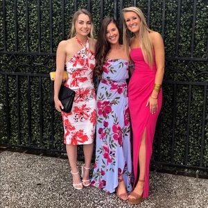 NBD LUCILDA GOWN IN HOT PINK